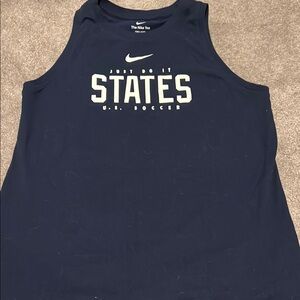 Nike Navy Tank Top - Just Do It States